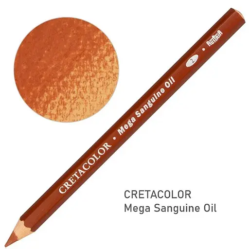 Олівець для рисунку Cretacolor MEGA Сангіна олійна