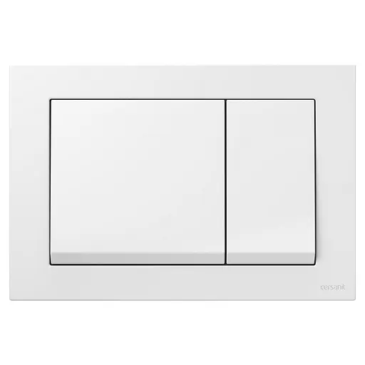 Клавіша змиву Cersanit Enter для інсталяції Aqua біла K97-516, Білий - фото 1