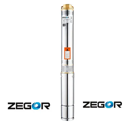 Насос глибинний відцентровий Zegor 3,5SDM309-0.55 кабель 8 м + ремкомплект 30412 - фото 2