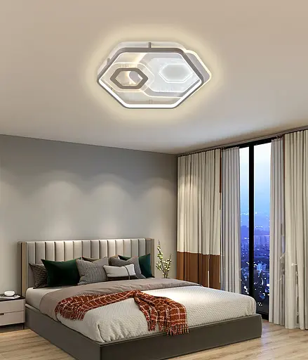 Стельова світлодіодна люстра WSD5227, Біла