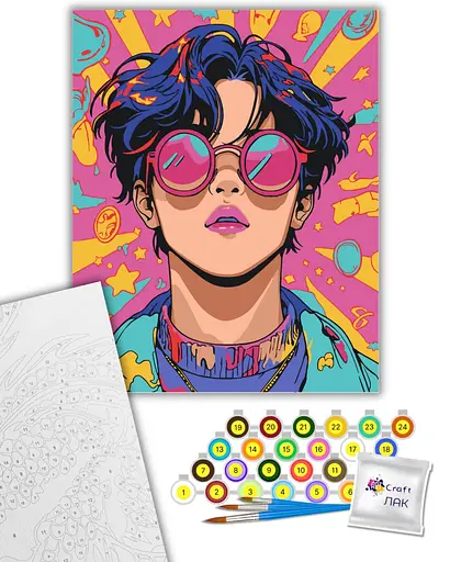 Картина по номерам "Розовые очки" 10162-AC 40х50 см - фото 2