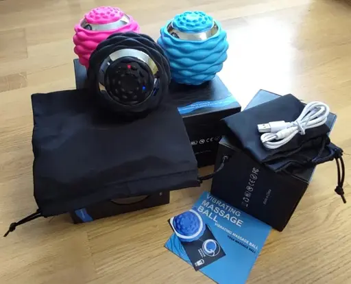 Масажний вібраційний м'яч куля (діаметр 9,5 см) - фото 6