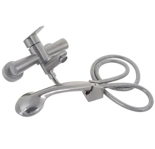 Смеситель для ванны Solone JAT3-A094 с душевым набором Нержавеющая сталь 30412 - фото 5