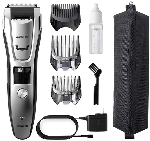 Тример Panasonic для бороди, вусів, голови і тіла чорно-сріблястий (ER-GB80-S520) - фото 1