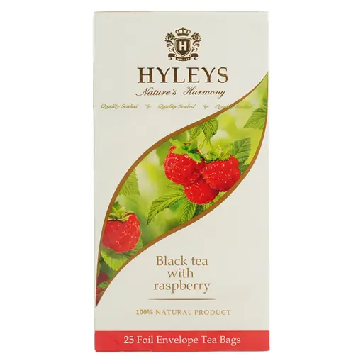 Чай Hyleys черный с малиной 37.5 г (25 шт. x 1,5 г)