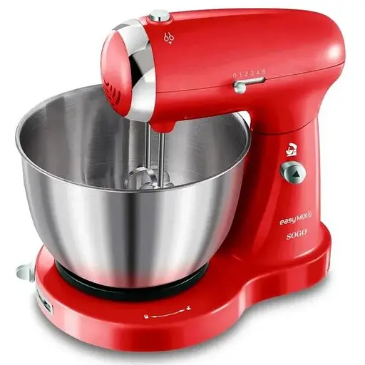 Кухонна машина Sogo міксер RETRO SS-14506-R тістоміс планетарний - фото 1