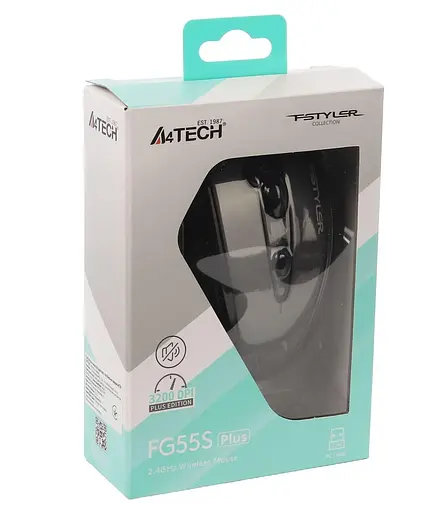 Мышь A4Tech Fstyler FG55S Plus USB Grey (FG55S Plus (Grey)) - фото 11