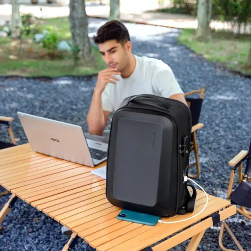 Рюкзак городской Mark Ryden 2958 15л с отсеком для ноутбука до 15.6" и Замком Black (18188) - фото 8