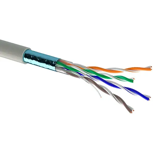 Кабель Одескабель КПВЭ-ОП (200) 4*2*0,51 (F/UTP-cat.5E), CU, экран., для внутр. работ, 305м.