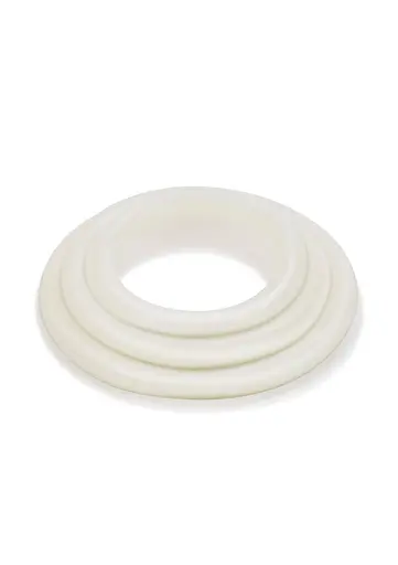 Ерекційне кільце CalExotics Tri-Rings 3 шт білий - фото 3