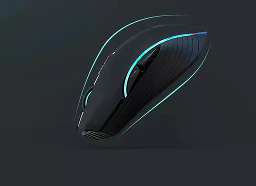 Мишка бездротова ігрова Gamousе X9 з акумулятором та підсвіткою Black 2.4G Bluetooth - фото 2