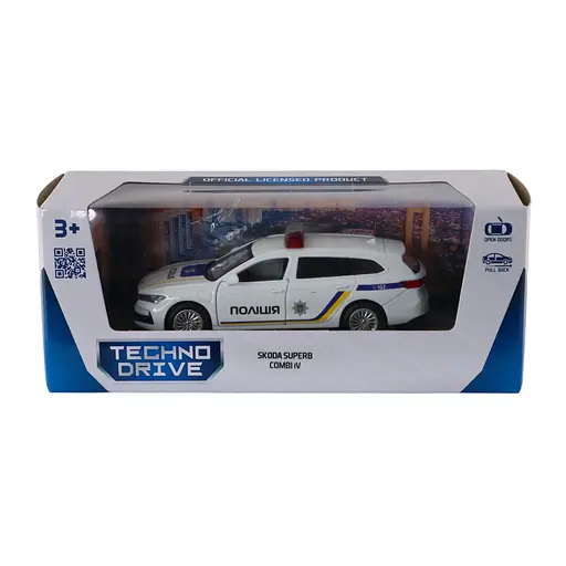 Автомодель TechnoDrive Skoda Superb Combi iV Поліція (250947) - фото 13