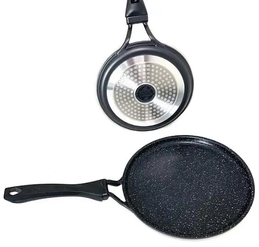 Сковорода для блинов A-Plus 1485 Pizza pan мельничная с гранитным покрытием 24 см. - фото 1