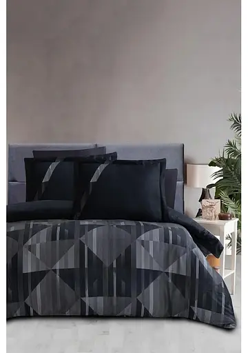 Постільна білизна Lufian Black Сатин Luoca Patisca pbe0050997 - фото 1