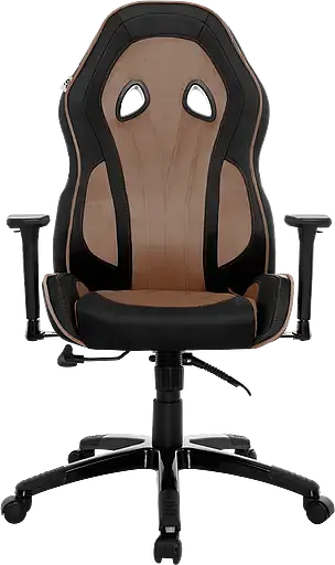 Геймерське крісло GT Racer чорне коричневе (X-2645 Black/Brown) - фото 2