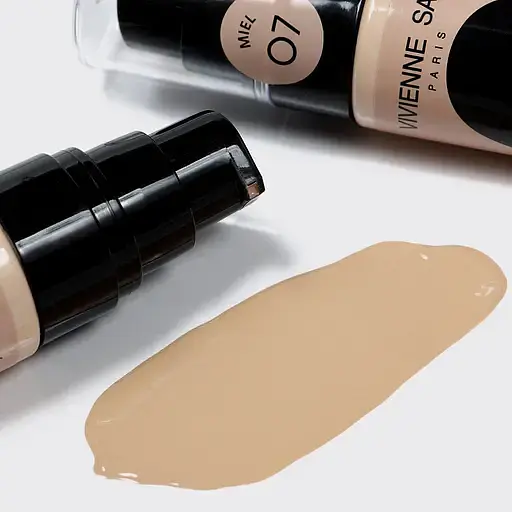 Тональний крем Vivienne Sabo Cabaret Premiere Artistic Foundation зі сценічним ефектом відтінок 07 (Miel) 25 мл - фото 4