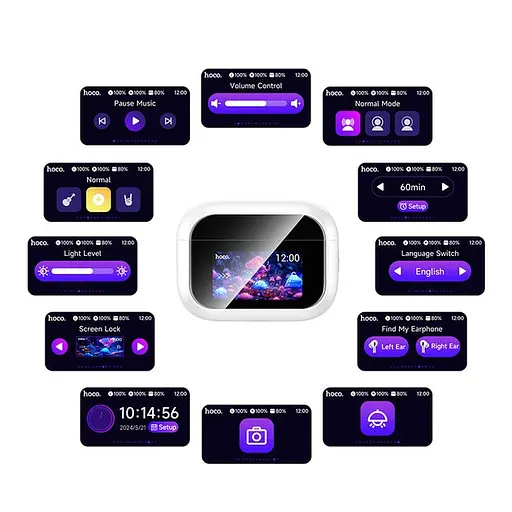 Навушники бездротові Hoco EW79 чорні - фото 6