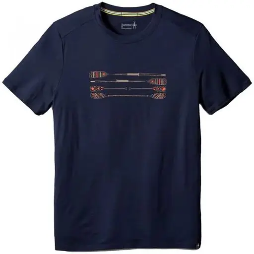 Футболка Smart Wool Men's Merino 150 Paddles And Oars Tee Deep Navy XL (1033-SW 16047.092-XL)