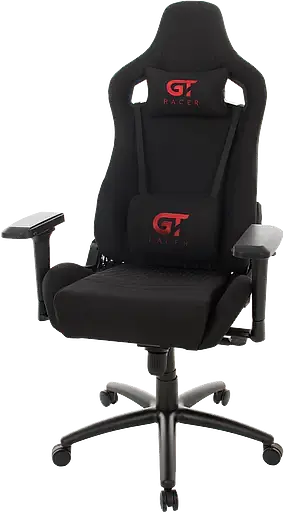Геймерское кресло GT Racer черное (X-0712 Shadow Black) - фото 4