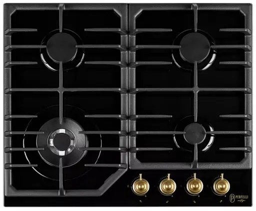 Варочная поверхность газовая Perfelli Vintage GW69C Nero
