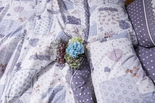 Комплект постельного белья Moon&Star Бязь Gold Люкс Tahiti евро 200х220 наволочки 2х40х60 - фото 6