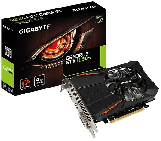 Видеокарта Gigabyte GTX 1050Ti 4Gb D5 (GV-N105TD5-4GD) (GDDR5, 128 bit, PCI-E 3.0 x16) Б/у - фото 4