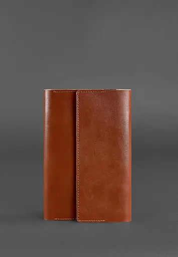 Шкіряний блокнот (Софт-бук) 5.1 світло-коричневий - фото 2