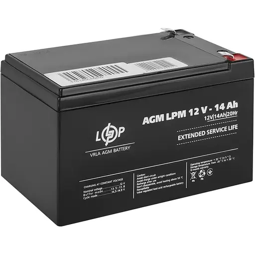 Аккумулятор AGM LogicPower LPM 12V 14Ah - фото 4