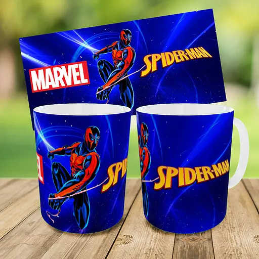 Набор: детская сумка-бананка+кружка Человек-паук "Spider-Man" 32х15см,бананка мальчику через плечо (01009) - фото 3