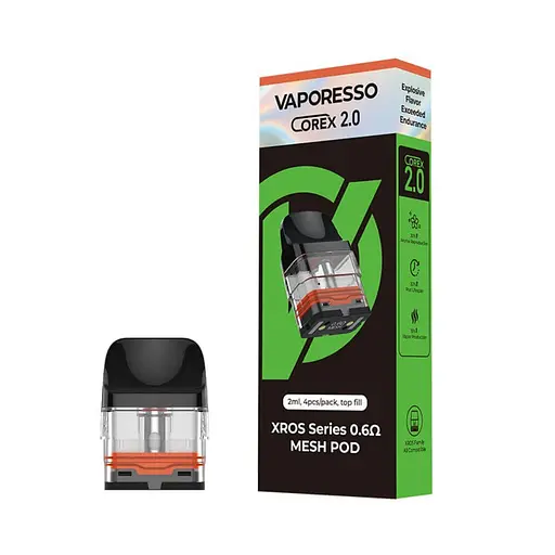 Картридж Vaporesso XROS Corex 2.0 2ml Coil Mesh - 0.6 Ом (16833) - фото 4