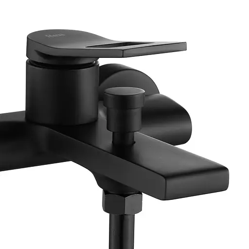 Смеситель для ванны Rea Soul настенный black REA-B9997 Черный маовый - фото 2