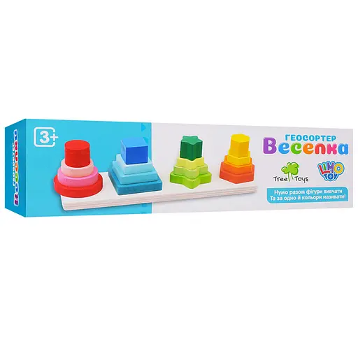 Игрушка Limo Toy Геометрика MD 1216 деревянная - фото 2