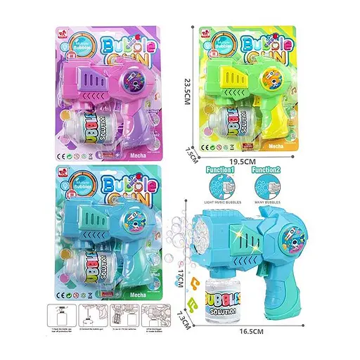 Пистолет с мыльными пузырями 889-77C (в ассортименте) - фото 3