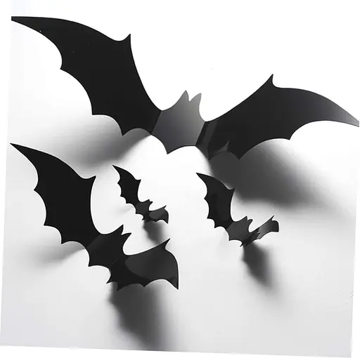 Набор Хэллоуин Летучие мыши 3D, 60 шт, черный, IDEA12-HOL33 - фото 3