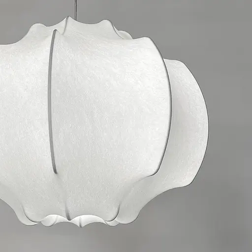 светильник с белым абажуром 70х50 см в стиле Wabi-sabi | Line F | Ст. PLP05-600*520 - фото 2