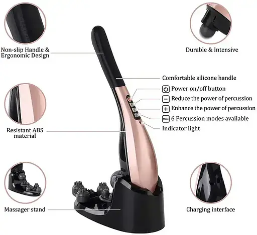 Ручной вибрационный массажер для всего тела АМ-12 - фото 3