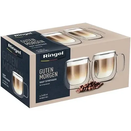 Набір чашок Ringel Guten Morgen з подвійною стінкою 2х400 мл (RG-0002/2*400 s)