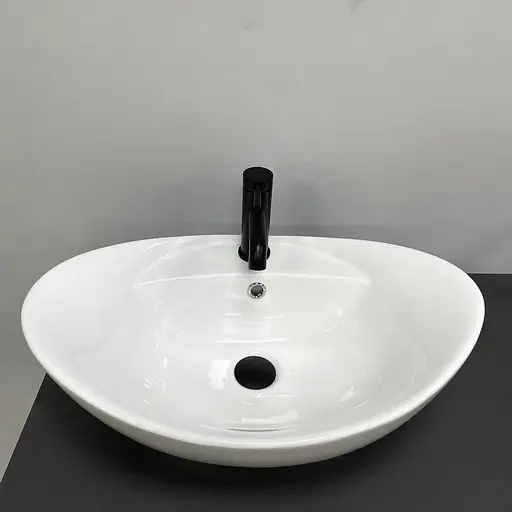 Умивальник VBI Arona white накладний VBI-012620, Білий - фото 4