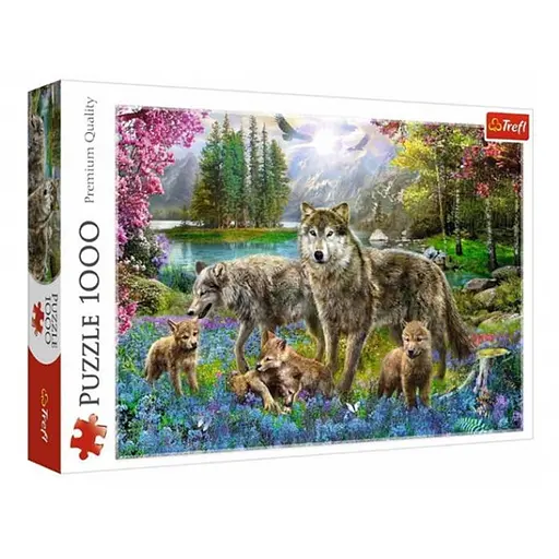 Пазл Trefl Родина вовків 1000 ел. (10558) - фото 1