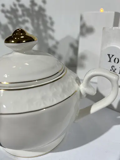 Цукорниця Interos Снігова Королева з кришкою порцелянова 500 мл біла 933511-А - фото 3