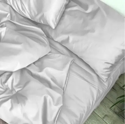 Наволочка MirSon Satin Light Pro 10-001 Snow White 50х50 см (2200010169164) - фото 1