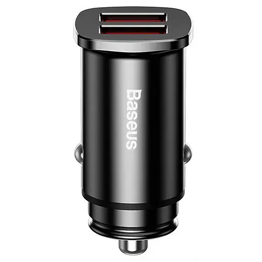 АЗП Baseus Square Metal QC3.0 30W (2USB-A) (CCALL-DS) Чорний - фото 3