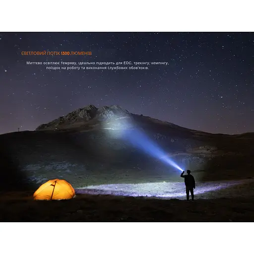 Фонарь тактический карманный Fenix ​​PD26R ACE 1300 лм - фото 11