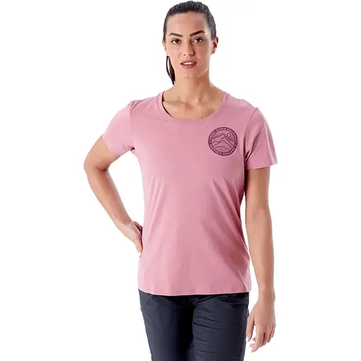 Футболка Rab Stance 3 Peaks Tee Wms Light Heather S (RAB-QCB-62LH10)