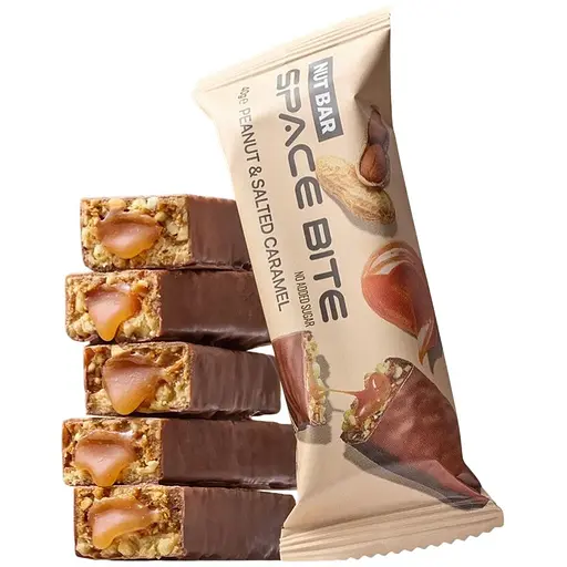 Батончик Spacefood Space Bite Nut Bar, 40 грам - Солона карамель і арахіс - фото 1