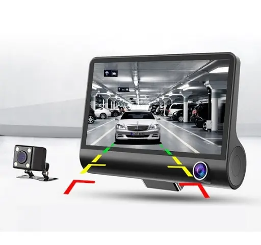 Видеорегистратор для авто с 3 камерами Car DVR WDR Full HD 1080P - фото 2