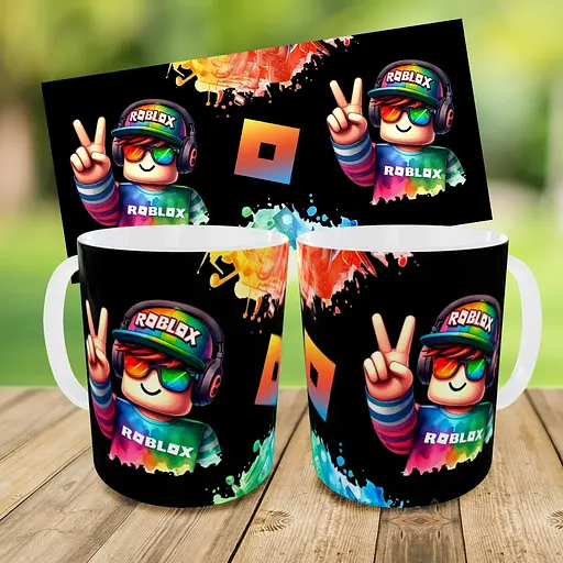 Набір дитячий Роблокс «Roblox» рюкзак 36х27см сумка-бананка, кружка з принтом для хлопчика (01582) - фото 9