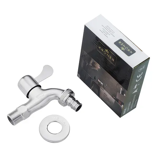 Кран для поливу Kroner KRP Edelstahl Klassisch - ESG099 1/2'' ЗР (CV022964) - фото 2