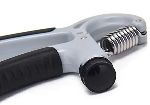 Еспандер кістьовий EasyFit (з лічильником) 5-60 кг для рук з регульованим навантаженням Чорно-сірий (EF-1905-B) - фото 2