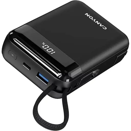 Павербанк Canyon Black 20 000 mAh / 22.5 Вт (CNS-CPB204B) - фото 2